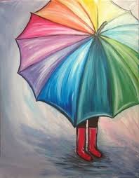 This one is summer season canvas painting ideas for beginners. 43 Easy Acrylic Canvas Painting Ideas For Beginners Buzz Hippy Simple Canvas Paintings Oil Pastel Art Painting Art Projects