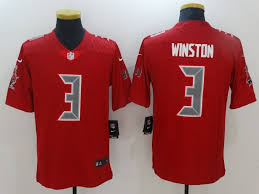 Nike Buccaneers 3 Jameis Winston Red Color Rush Limited Jersey Nfl Jerseys For Sale Atlanta Braves Apparel Nfl Jerseys