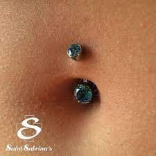 Courtney Did This Navel Piercing Using Jewelry With A Paraiba Topaz From Anatometal Belly Button Piercing Jewelry Belly Piercing Jewelry Belly Button Piercing