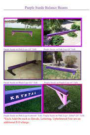 Custom Made Gymnastics Balance Beams In Tons Of Colors By Crixina 105 00 Gymnastics Balance Beam Gymnastics Mom Gymnastics At Home