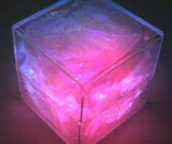 I thought it would be a fun novelty to have a cube that lit from its core. Light Up Cube