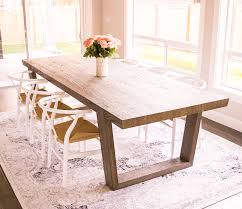I am literally sanding our dining table right now! Dining Room With Restoration Hardware Dining Table Antoccino Just A Tina Bit