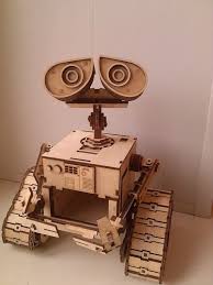 Wooden Constructor Robot Wall E Wooden Model Puzzle Game Wood Game Building Wooden Constructor Kids Wooden Modelsh Projetos De Madeira Trabalhos Manuais De Madeira