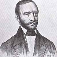 Porträt Paul Emil Jacobs, gezeichnet von Leopold Pollak, Rom 1845