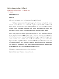 Pidato Perpisahan Kelas 6