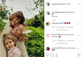 Rufina, fruto de su relación con la china suárez. El Gesto De Laurita Fernandez Con La China Suarez Por El Dia De La Madre