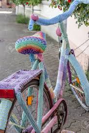 Check spelling or type a new query. A Bicycle Is Knitted With Colorful Wool Stock Photo Picture And Royalty Free Image Image 44947984