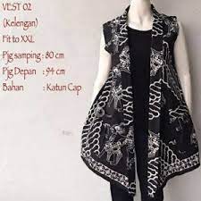 Model Cardigan Batik Vest Tanpa Lengan Motif Kelengan Call Order Whatsapp Text Only 082 135 313 738 Pin Bb D9 Batik Fashion Batik Dress Modern Batik Skirt