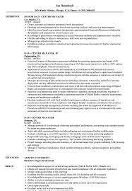 Nail that manager resume objective, highlight the right managerial skills, and start getting more interviews thanks to expert tips and hacks. Data Center Manager Resume Samples Velvet Jobs