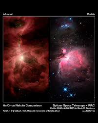 How far is the orion nebula? File Orion Nebula Comparison Jpg Wikimedia Commons