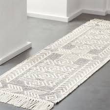 Black And White Tribal Rug Runner Shop Legend Black And White Pattern Runner 2 5 X8 Dense Ivory Fringe Frames Heathered Black And Grey Wo Modern Rug Runner Modern Runner Grey Patterned Rug