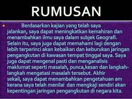 (7) cadangan penambahbaikan terhadap pengangkutan. Kerja Kursus Geografi