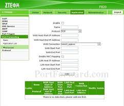 Try logging into your zte router using the username and password. Easiest Way To Get An Open Port On The Zte F620 Router