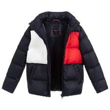 Tommy Hilfiger Teen Blue Padded Puffer Jacket