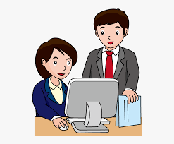 Upgrade your office equipment to energy saving models. Transparent User Clipart Use Computer In Office Hd Png Download Kindpng