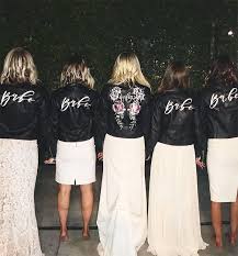Bridal Accessories Leather Jacket Wedding Painted Leather Jacket Leather Wedding