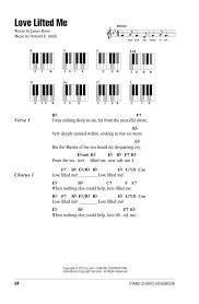 love lifted me sheet music james rowe