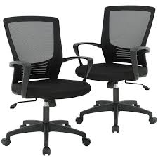 Overall, the uplift vert ergonomic office chair is the best chair i've ever used in my home office. Office Chair Swivel Rolling Executive Lumbar Support Task Chair 2 Pack Ebay
