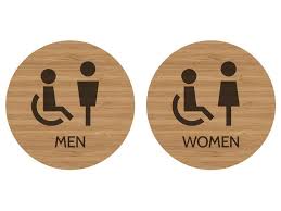 Decorative Bathroom Signs Restroom Sign Bathroom Signs Bathroom Signage