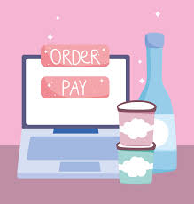First we need to pay via kakitangan is an online human resource software to manage payroll, medical benefits and leave. Online Markt Mit Laptop Eis Und Einer Wasserflasche 1486050 Vektor Kunst Bei Vecteezy