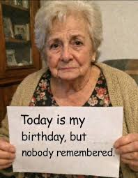 Today is her birthday… but no one remembered. Behind this quiet gaze is a  lifetime of stories, love given, sacrifices made, and years spent caring  for others. Birthdays shouldn't be about gifts
