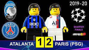 Atalanta Vs Psg Paris Saint Germain 1 2 Champions League 19 20 All Goals Highlights Lego Football Lego Football Champions League Psg