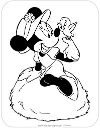 You can keep them busy by giving them a tub of colors and free disney. Minnie Mouse Animal Friends Coloring Pages Disneyclips Com