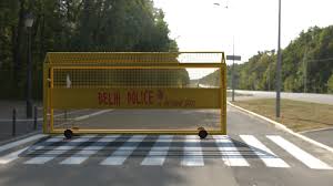 Farmers cross tikri border, break barricades set up by delhi police as tractor rally enters delhi on republic day. Artstation Delhi Police Barricade Mohit Buddy