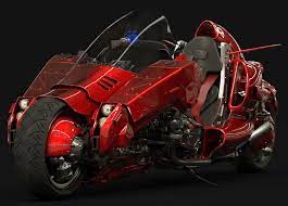 Artstation Fake Akira Motorcycle Ying Te Lien Akira Futuristic Motorcycle Motorcycle