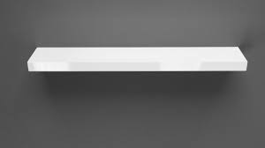 Made in usa to order in any size. Gloss White Floating Shelf 800x150x38mm Mastershelf