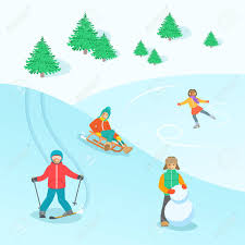 Même si le patin à glace peut sembler une activité intimidante, avec le bon équipement et un peu de patience, vous pouvez vous aussi apprendre à patiner. Les Enfants Jouent A Des Jeux D Hiver En Plein Air Les Garcons Et Les Filles Dans Des Vetements Chauds Faisant Bonhomme De Neige Le Ski La Luge Le Patin A Glace Sur