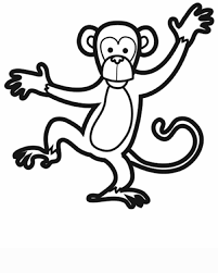 Affe malvorlage kostenlos affen ausmalbilder 11. Kostenlose Malvorlage Tiere Affe Zum Ausmalen