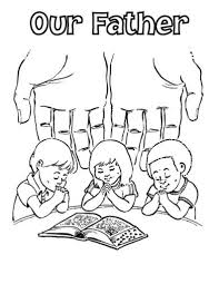 It is peaceful to sit and color and praise god for his character. The Lord S Prayer For Kids Free Lord S Prayer Coloring Pages For Children