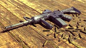 Game graphic wallpaper, broken wall between battle illustration. Background Gun Aesthetic Wallpaper Novocom Top