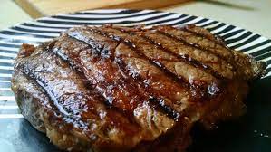 The perfect topper for these grilled ribeye steaks is miso butter, a compound butter made with japanese miso paste. Learning Ribeye Steak Alton Brown Good Eats The Cooking Bro Blog