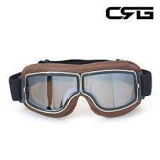 Robot Check Goggles Motorcycle Goggles Retro Helmet