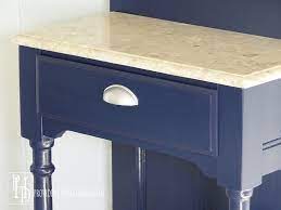 Take one lint free cloth and dampen with mineral spirits. Painting Old Wood Furniture Without Sanding Or Priming