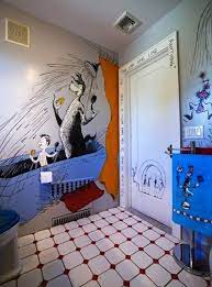 Kids Bathroom Ideas With Cat In The Hat Mural Followpics Bathroom Kids Kid Bathroom Decor Kids Bathroom Wall