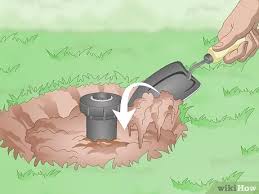 Instead dig just slightly deeper than the top section of the spray cap. The Easiest Way To Repair A Pop Up Sprinkler Head Wikihow