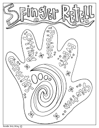 Many items can be used to teach the basics that will be necessary for kindergarteners and first graders to master early reading, writing, and spelling skills. Reading Coloring Pages Printables Classroom Doodles