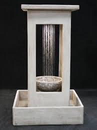 Smooth Center Rain Fountain With Bowl And Square Basin Water Fountains Outdoor Large Outdoor Fountains Fountains Outdoor