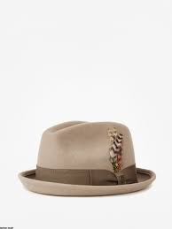 Brixton Hat Gain Fedora Khaki