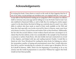 Example of acknowledgement for individual assignment. What Are Some Of The Funniest Acknowledgements You Have Come Across In A Book Quora