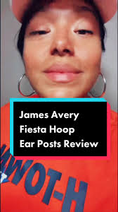 James Avery Fiesta Hoop Earring