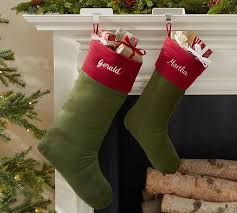 Today i am doing a review on classic fully fashioned seamed stockings from gio sophisticated elegance. Classic Velvet Personalized Stockings Green With Red Cuff Pottery Barn