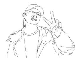 Click the letter v coloring pages to view printable version or color it online (compatible with ipad. Bts V Coloring Pages Objectar Info Coloring Home