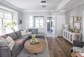 How A Family S Cramped Main Floor Went From Dated To Dreamy Cramped Dated Dreamy Living Room Grey Open Concept Living Room Open Concept Kitchen Living Room