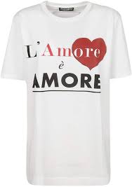 Best Price On The Market At Italist Dolce Gabbana Dolce Gabbana L Amore E Amore T Shirt Dolce And Gabbana Shirts T Shirt