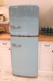 new slim size retro fridge. big vintage