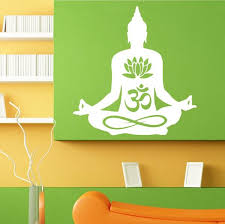 How to meditate on god hindu. Yoga Lotus Pose Wall Decal Meditate Vinyl Wall Stickers For Yoga Studi Holyhindustore